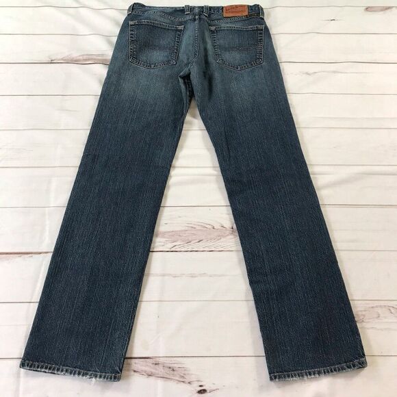 Lucky Brand Gene Montesano Men Size 31 Long Inseam Straight Leg Jeans - Picture 3 of 13